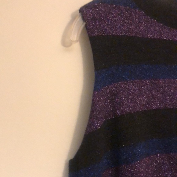 Nine West stripe metallic Top XXL - Picture 5 of 9